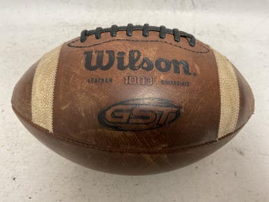 Used Wilson GST 1003 Collegiate WTF1003 Official Football 11855-S000197745