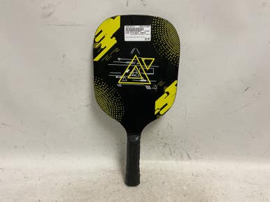 Used WOOD Pickleball Paddle Black And Optic Yellow 11855-S000197717