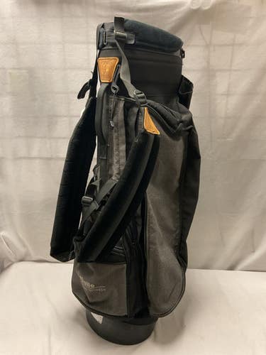 Used Ping HOOFER Mens Stand Bag Black 11490-S000268127