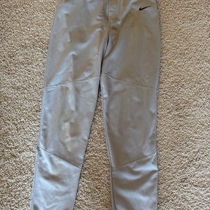 Gray Men's Medium Adult Nike Game Pants (Used)