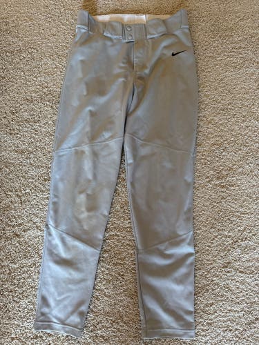 Gray Men's Medium Adult Nike Game Pants (Used)