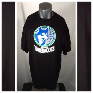 Vintage Y2K Hardwood Classics Minnesota Timberwolves T-Shirt (2XL) Majestic Tee