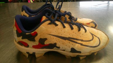 Used Nike BASEBALL BB/SB Cleats White Junior 05.5 11868-S000067077