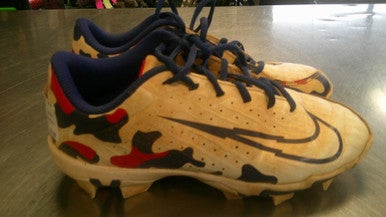 Used Nike BASEBALL BB/SB Cleats White Junior 05.5 11868-S000067077