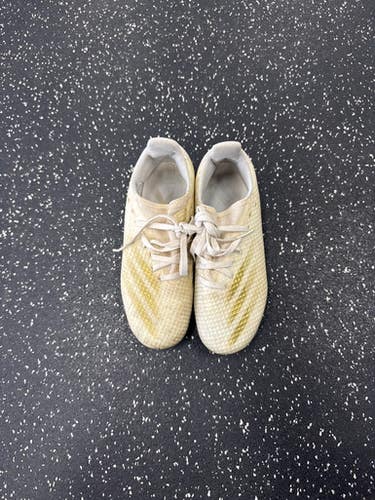 Used Adidas X GHOSTED Soccer Cleats White Junior 04 11849-S000035693