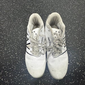 Used New Balance FREEZE LAX Cleats Mens White Senior 10 11849-S000035669