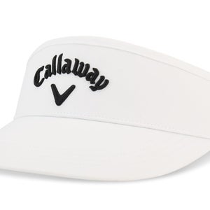 NEW 2026 Callaway Golf Tour Authentic High Crown White Adjustable Golf Visor/Hat