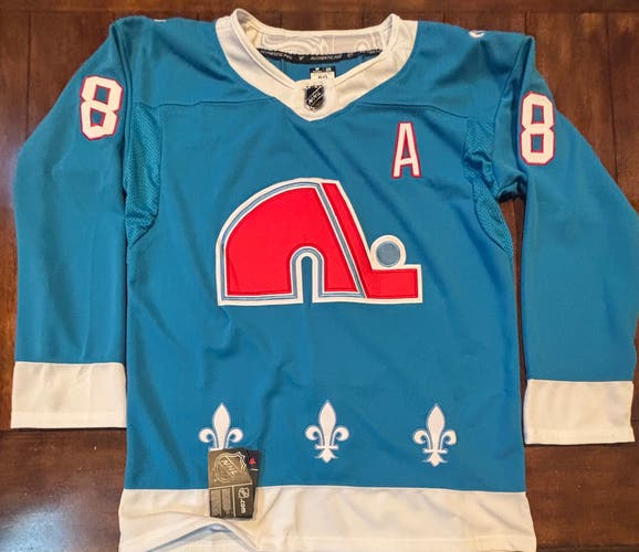 Cale Makar #8 Colorado Avalanche 2025 Quebec Nordiques Jersey Adult Medium (50)