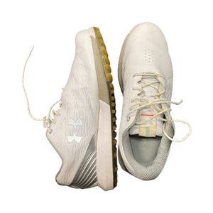 Used Under Armour HOVR Mens Golf Shoes White Senior 8 11859-S000027739
