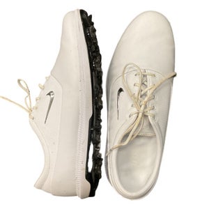 Used Nike FITSOLE Mens Golf Shoes White Senior 8.5 11859-S000027738