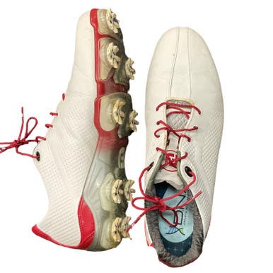 Used Foot Joy OPTIFLEX Mens Golf Shoes White Senior 8 11859-S000027737