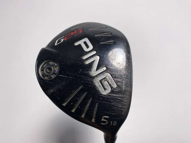 Ping G25 5 Fairway Wood 18* TFC189 Regular RH Oversize Grip
