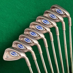 Ping i5 Blue Dot 3-PW Iron Set Ping Cushin JZ Steel Stiff