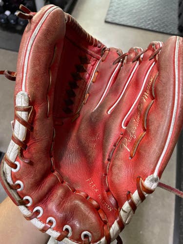 Used FEDERALI BASEBALL GLOVE BB/SB Glove RH Throw Red 11" 11605-C000206542