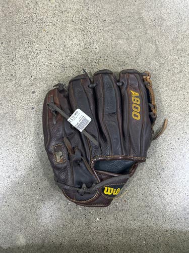 Used Wilson OPTIMA A800 RH Throw Fastpitch Gloves Brown 11 1/2" 11605-S000212022
