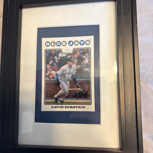 David Eckstein Toronto Blue Jays Multiple Card 3D Framed Baseball Card Artwork