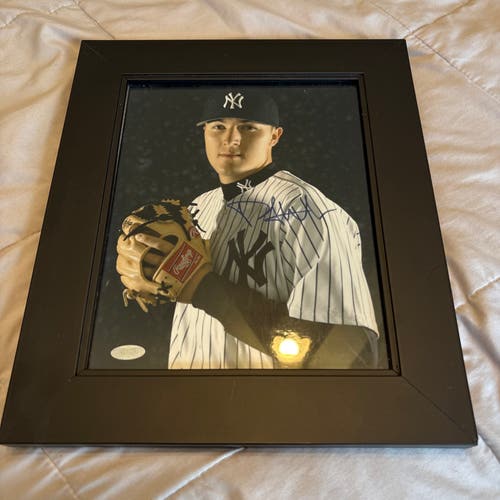 Phil Hughes New York Yankees Steiner Autographed Framed 8x10 Photo with COA