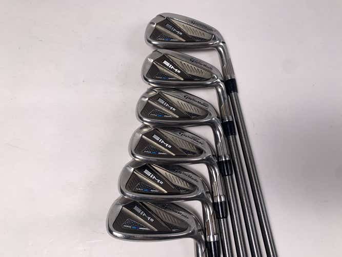 TaylorMade SIM2 MAX Iron Set 6-PW+GW AeroTech SteelFiber i70 Regular Mens RH
