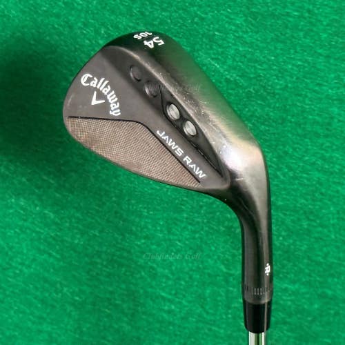 Callaway Jaws Raw Black Plasma 54-10S 54 Sand Wedge DG Spinner 115 TI Wedge