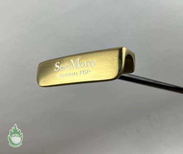 Used Right Handed SeeMore Original FGP Bronze 34" Putter Steel Golf Club