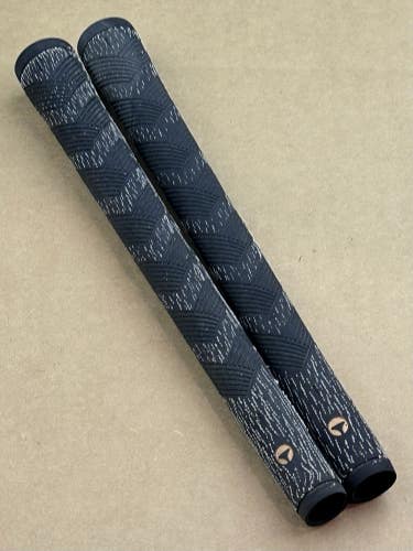Lot of 2 Vintage Taylormade Golf Bubble Grips w/ Cord Black NEW