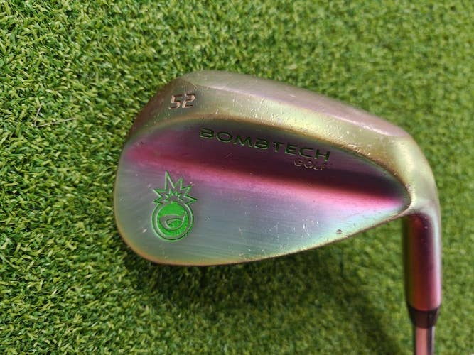 Bombtech Golf Limited Edition Volcano Torched 52 GW Gap Wedge Steel Wedge