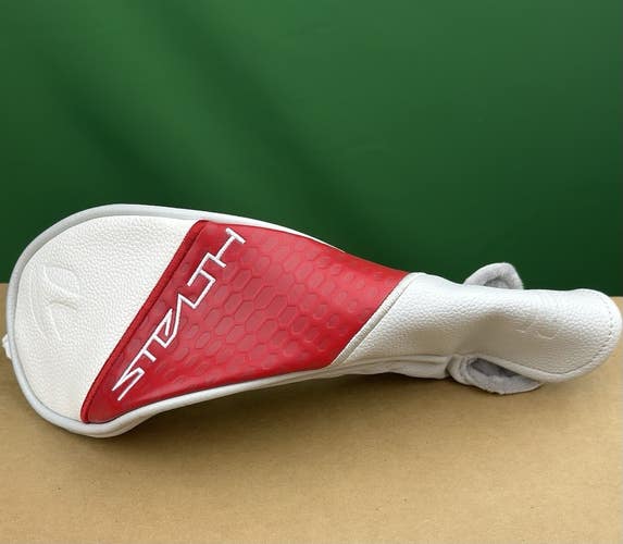 TaylorMade Stealth 2 Rescue Hybrid Cover Headcover White/Red NEW!