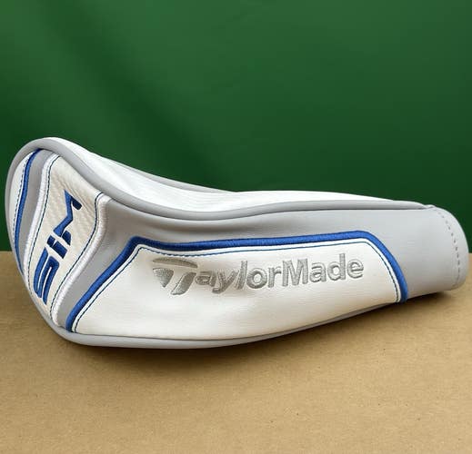 TaylorMade SIM Rescue Hybrid Cover Headcover White/Blue NEW!