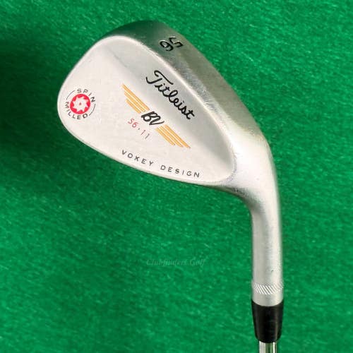Titleist Vokey Spin Milled Chrome 56-11 56 Sand Wedge Vokey Design Wedge Flex