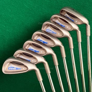 Ping G2 White Dot 4-PW Iron Set Ping True Temper Dynamic Gold Steel Stiff