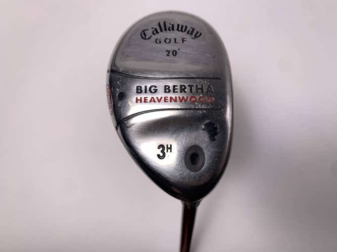 Callaway Big Bertha Heavenwood 3 Hybrid 20* RCH 75w Regular Graphite Mens RH