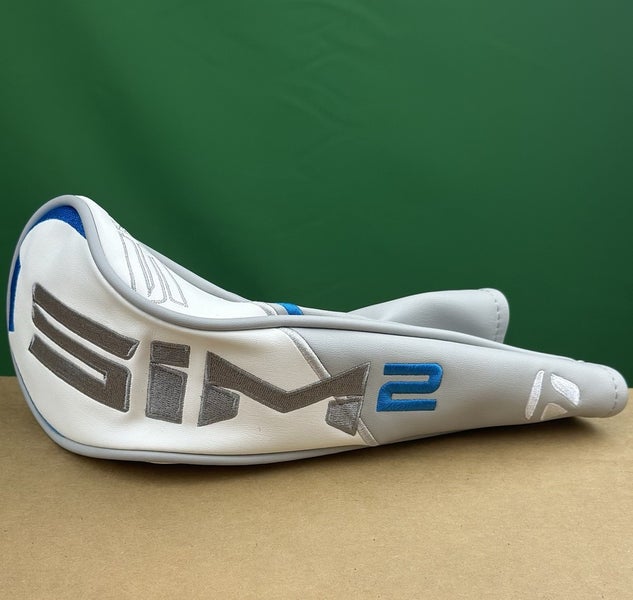 TaylorMade SIM2 Fairway Wood Cover Headcover White/Gray/Blue NEW!