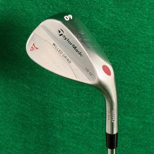 TaylorMade Milled Grind Chrome 60-SB10 60 Lob Wedge Dynamic Gold Wedge Flex