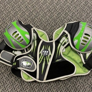 Medium Adult Warrior Burn Hitman Shoulder Pads (New)