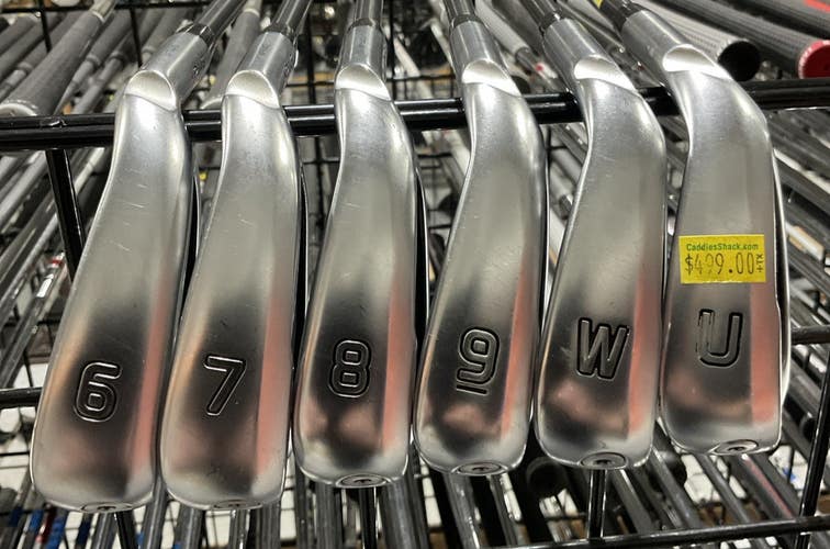 Ping G410 Red Dot 6-P+U Irons Set ALTA CB Regular Flex Graphite Shaft RH USED