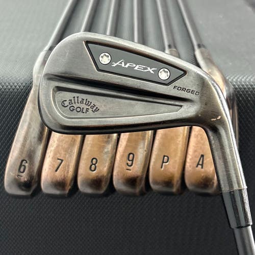 CALLAWAY APEX AI200 BRUSHED COPPER IRON SET 5-A