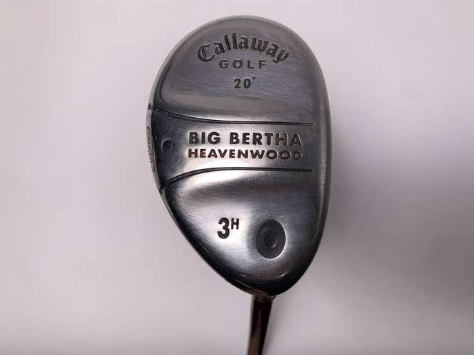 Callaway Big Bertha Heavenwood 3 Hybrid 20* RCH 75w Firm Graphite Mens RH