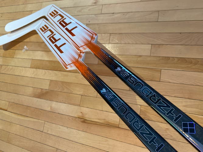 2 Pack New True Hzrdus 9x4 Goalie Stick Dostal 26”