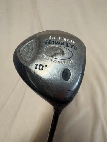 Men's Callaway Big Bertha Hawk Eye VFT Right Handed Driver Stiff Flex 10 Loft (Used)