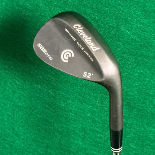 Cleveland 588 DSG Gunmetal 52 Gap Wedge Cleveland Stepped Steel Wedge Flex