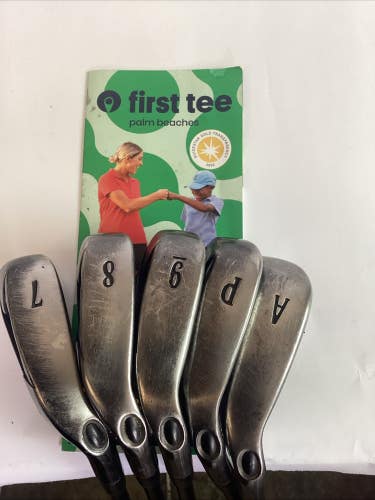 Callaway X24 Hot Iron Set 7-PW, AW With Stiff Graphite Shafts