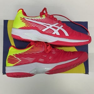 Size 6 - Women's Asics Solution Speed FF - Laser Pink/White