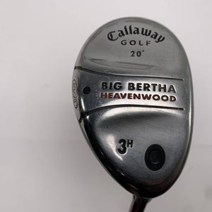 Callaway Big Bertha Heavenwood 3 Hybrid 20* RCH 75w Firm RH Midsize Grip