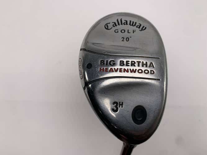 Callaway Big Bertha Heavenwood 3 Hybrid 20* RCH 75w Firm RH Midsize Grip