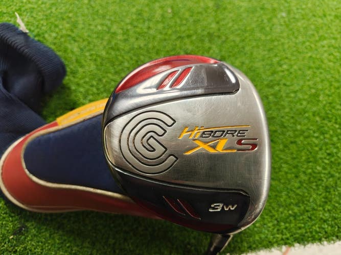 Cleveland Hibore XLS Fairway 3 Wood Stiff Flex Fit on Red Graphite Headcover