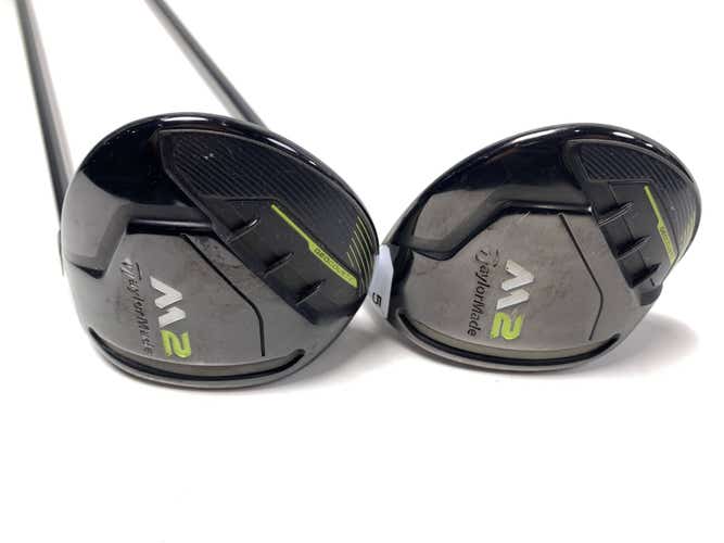 TaylorMade M2 2019 3 & 5 Fairway Wood Set 15* 18* REAX 55g Regular RH -1.5''