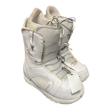 Used Burton MINT Womens Snowboard Boots White Senior 10 11375-S000372490