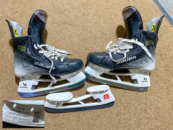 2024 Bauer Vapor Hyperlite 2 Hockey Skates Regular Width 6.5 (Used)