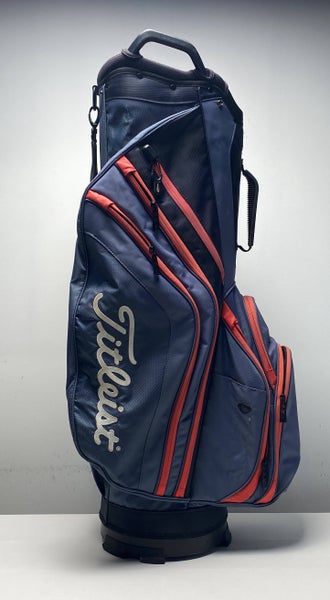 Titleist Lightweight Cart Bag Blue/Red 14-Way Divide Single Strap Golf Bag