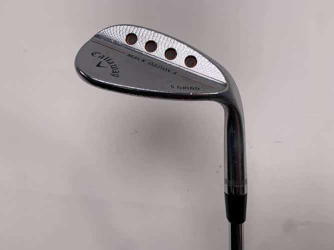 Callaway Mack Daddy 4 Chrome Sand Wedge SW 56* 10 DG S200 Tour Stiff Mens RH